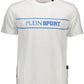 White Cotton Men T-Shirt