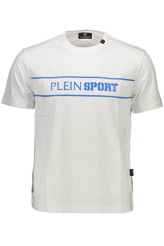 White Cotton Men T-Shirt