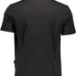 Black Cotton Men T-Shirt
