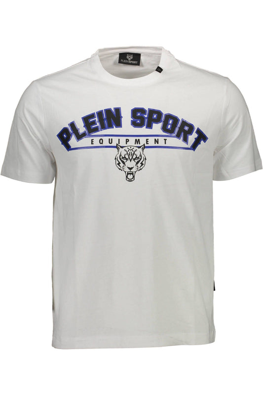 White Cotton Men T-Shirt