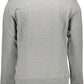 Gray Cotton Men Sweater