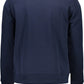 Blue Cotton Men Sweater