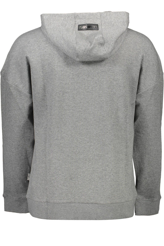 Gray Cotton Men Sweater