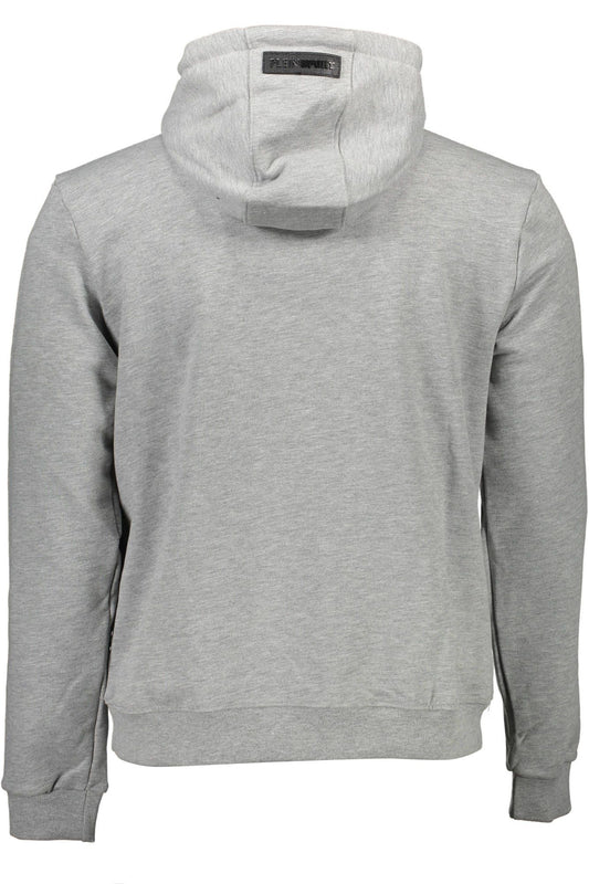 Gray Cotton Men Sweater