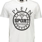 White Cotton Men T-Shirt
