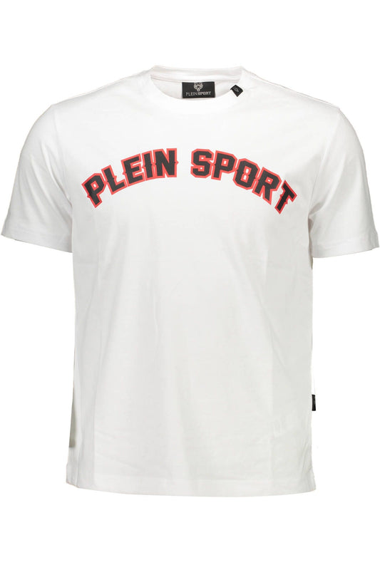 White Cotton Men T-Shirt