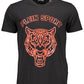 Black Cotton Men T-Shirt