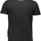 Black Cotton Men T-Shirt
