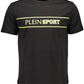 Black Cotton Men T-Shirt