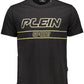 Black Cotton Men T-Shirt
