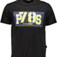 Black Cotton Men T-Shirt