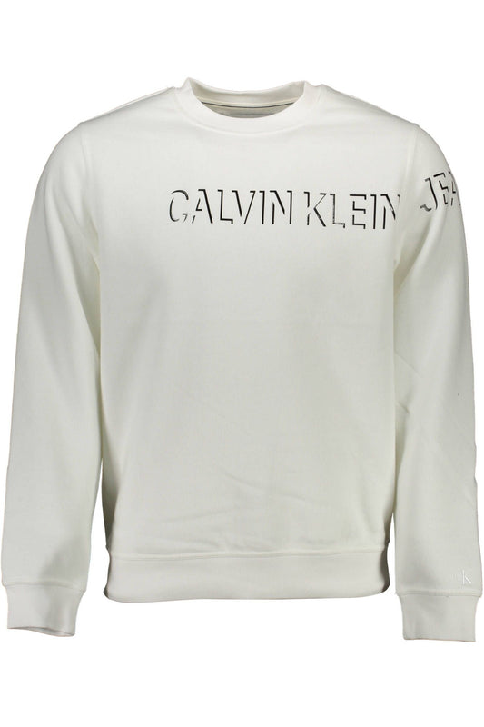 White Cotton Men Sweater