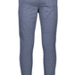 Blue Cotton Men Sports Trouser