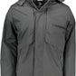 Black Polyester Men Jacket
