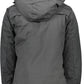 Black Polyester Men Jacket