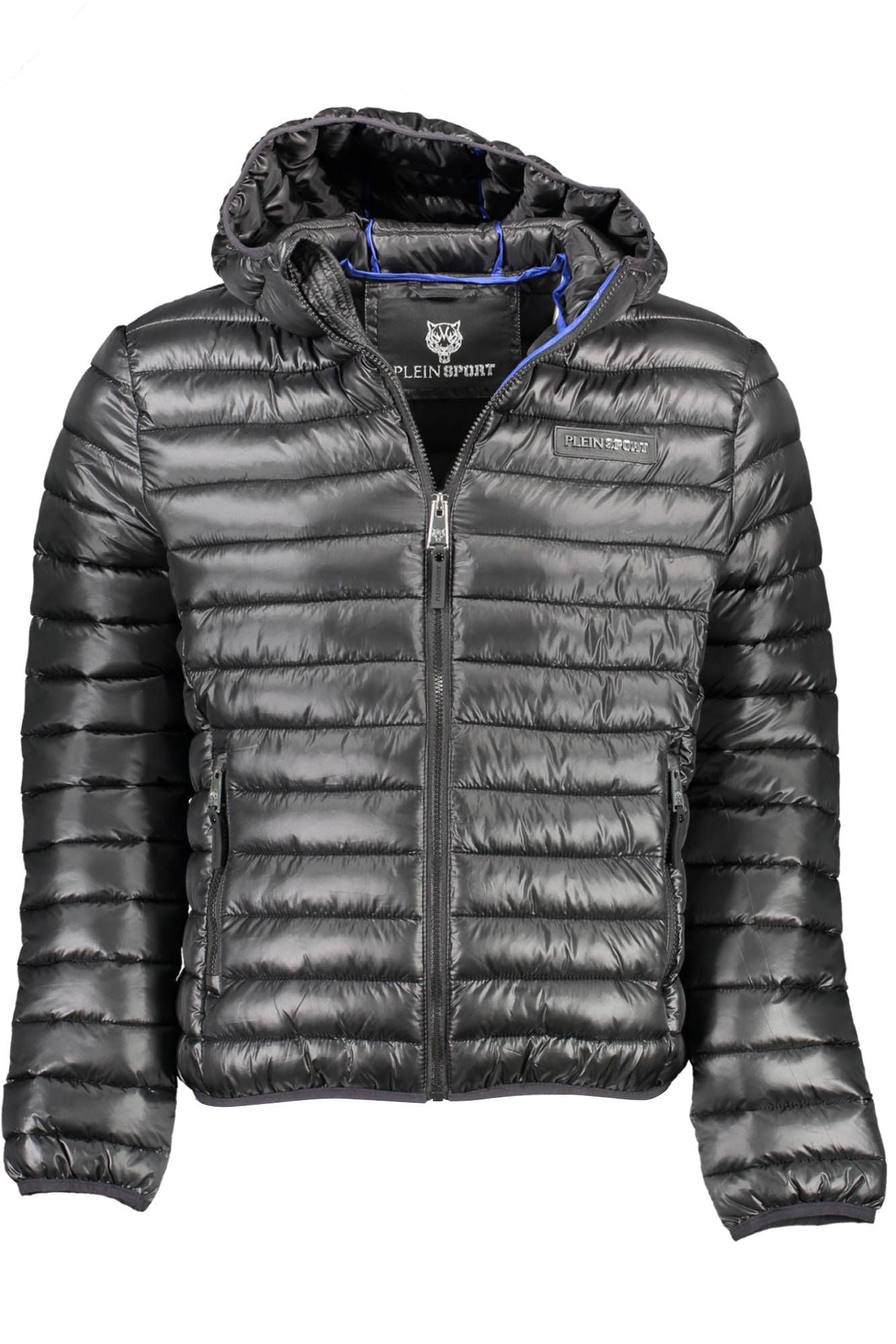 Black Polyester Mens Jacket