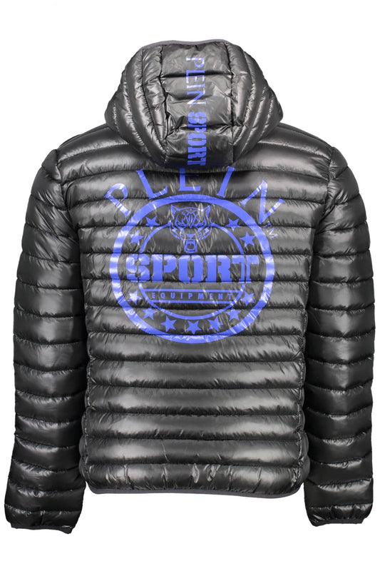 Black Polyester Mens Jacket