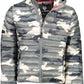 Green Polyester Men Jacket