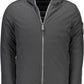 Black Polyester Men Jacket