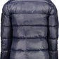 Blue Polyester Men Jacket