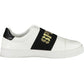 White Polyester Women Sneaker
