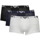 Blue Cotton Men Boxer