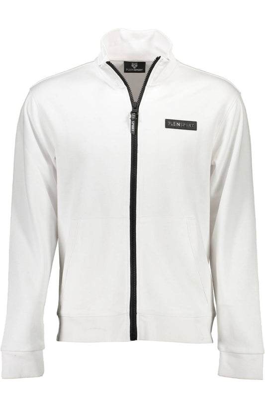 White Cotton Men Sweater