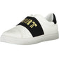 White Polyester Women Sneaker