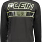 Black Cotton Men Sweater
