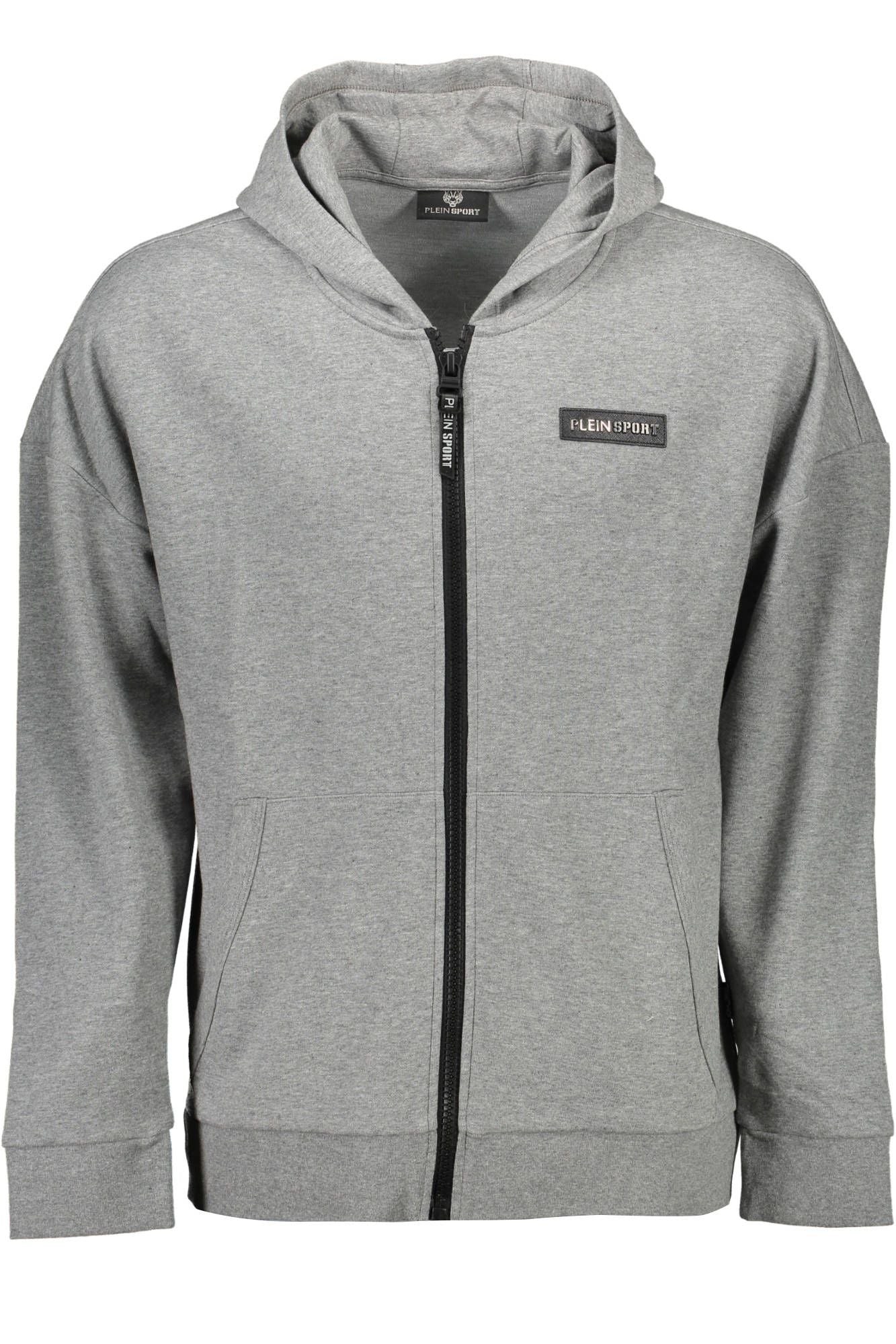 Gray Cotton Men Sweater
