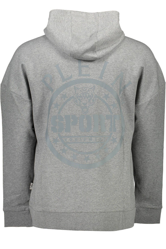 Gray Cotton Men Sweater