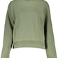 Green Cotton Women Sweater