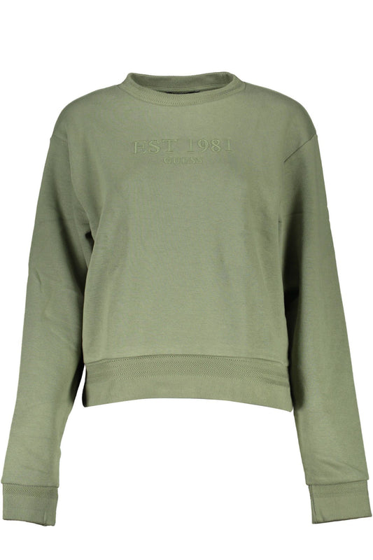 Green Cotton Women Sweater
