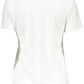 White Cotton Women T-Shirt