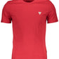 Red Cotton Men T-Shirt