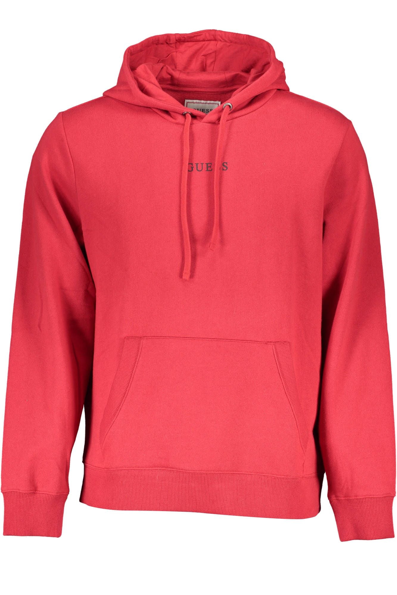 Red Cotton Men's Hoodie