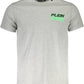 Gray Cotton Men T-Shirt