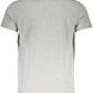 Gray Cotton Men T-Shirt