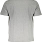 Gray Cotton Men T-Shirt