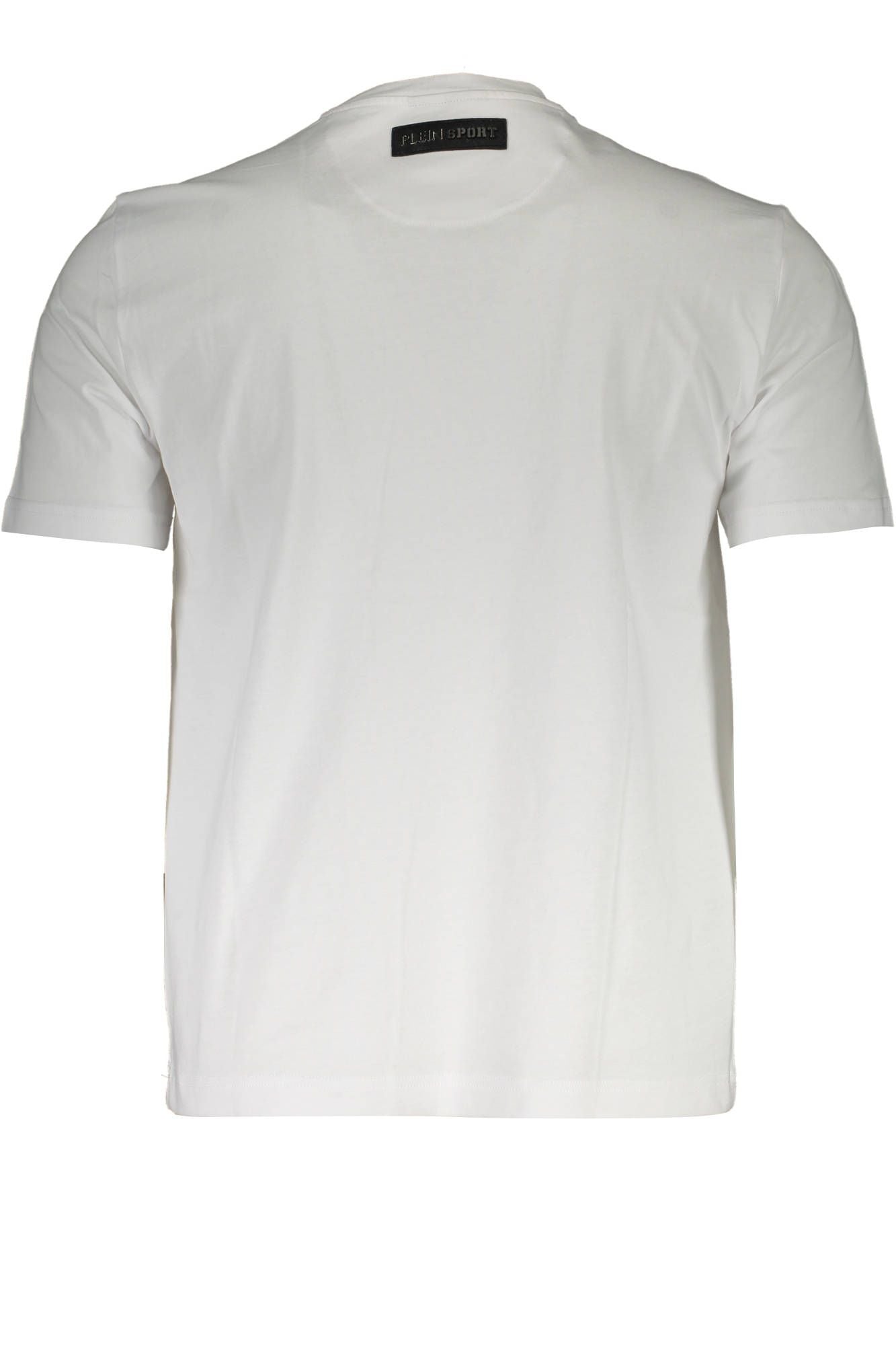 White Cotton Men T-Shirt