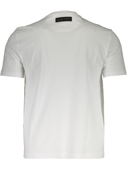 White Cotton Men T-Shirt