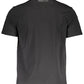 Black Cotton Men T-Shirt