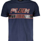 Blue Cotton Men TShirt