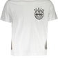 White Cotton Men T-Shirt