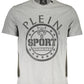 Gray Cotton Men T-Shirt