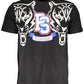 Black Cotton Men T-Shirt