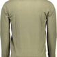 Green Cotton Men Sweater