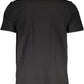 Black Cotton Men T-Shirt