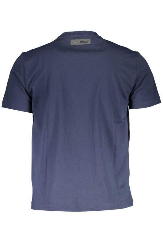 Blue Cotton Men TShirt