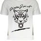 White Cotton Men T-Shirt